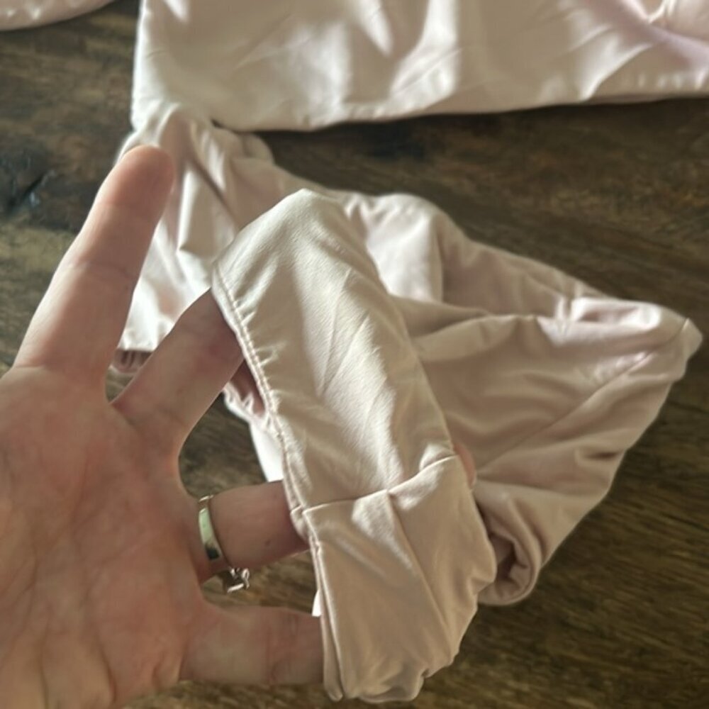 HOUSE OF CB blush off shoulder pink cut out bodysuit small ola - Picture 9 of 11